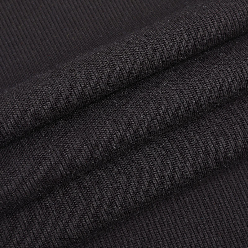 21s T/R + 30D tejido acanalado de spandex 2x2 totalmente chapado 21s T/R + 30D tejido acanalado de spandex 2x2 totalmente chapado