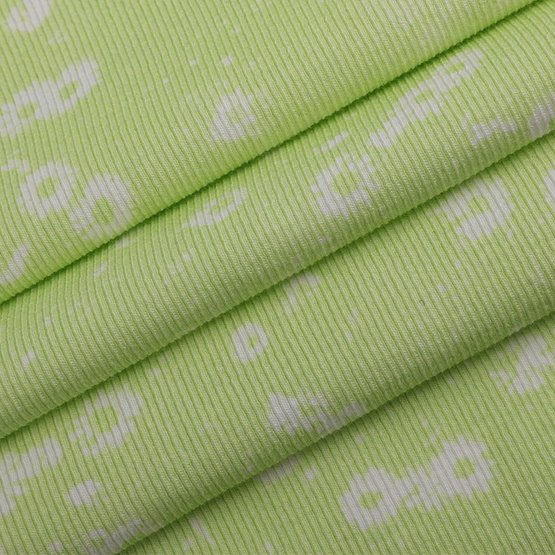 Tejido acanalado de spandex 2x2 totalmente chapado JC + 30D de los años 40 Tejido acanalado de spandex 2x2 totalmente chapado JC + 30D de los años 40